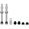 Image de Muc-Off Valves Presta Tubeless - 44 mm - Valves de Vélo Anti-Fuite de Qualité Supérieure avec Outil Démonte-Obus de Valve Intégré - Argenté