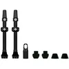 Image de Muc-Off Valves Presta Tubeless - 60 mm - Valves de Vélo Anti-Fuite de Qualité Supérieure avec Outil Démonte-Obus de Valve Intégré - Noir