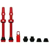 Image de Muc-Off Valves Presta Tubeless - 60 mm - Valves de Vélo Anti-Fuite de Qualité Supérieure avec Outil Démonte-Obus de Valve Intégré - Rouge
