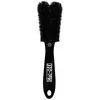 Image de Muc-Off Brosse de Vélo Deux Têtes - Brosse Vélo avec Manche Caoutchouc et Poils en Nylon Résistants - Parfaite pour Nettoyer les Rayons, Disques, Pédales