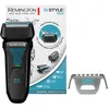 Image de Remington Rasoir Electrique [Précision Confort] Style Series F6 (Rétractable, Capture Poils Courts, Wet&Dry, Ecran Digital, Guide de Coupe Barbe 3 Jours, Autonomie: 60 min, Charge USB) Tondeuse F6000