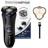 Image de Remington Rasoir Électrique [Rasage à Sec et Humide] R4 (Utilisation sans Fil, Têtes Rotatives 360°, Tondeuse Précision Rétractable Comforttrim + Guide Coupe Barbe 3 Jours, Ergonomique) Tondeuse R4002
