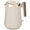 Image de Russell Hobbs Bouilloire électrique [1,7L, 2400 W] Brontë (Design beige mat, bec verseur, indicateur niveau d'eau, enrouleur de câble, éclairage, ouverture automatique du couvercle,base 360°) 26751-70