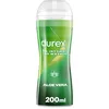 Image de Durex Massage et lubrifiant 2 en 1 à l'aloe vera - Pour les massages de tout le corps et les zones intimes, avec applicateur de massage pour une application facile - 200 ml (la couleur de l'emballage peut varier)