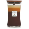 Image de WoodWick Trilogy grande bougie jarre parfumée avec mèche PluswickCafé gourmand