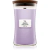 Image de Woodwick Lavender Spa bougie parfumée avec mèche en bois 609.5 g