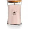 Image de WoodWick grande bougie jarre parfumée avec mèche Pluswick, Vanille & Sel Marin