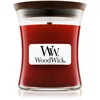 Image de Woodwick Cinnamon Chai bougie parfumée avec mèche en bois 85 g