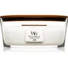 Image de Woodwick Linen bougie parfumée avec mèche en bois (hearthwick) 453.6 g