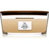 Image de Woodwick Vanilla Bean bougie parfumée avec mèche en bois (hearthwick) 453.6 g