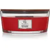 Image de WoodWick Ellipse Bougie parfumée | Baies Pourpres | avec mèche crépitante | Durée de combustion : jusqu'à50pk heures