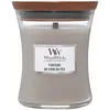 Image de WoodWick bougie parfumée moyenne avec mèche en bois crépitante | Au Coin du Feu | Jusqu'à 60 heures de combustion