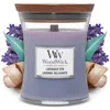 Image de WoodWick bougie parfumée moyenne avec mèche en bois crépitante | Lavande Relaxante | Jusqu'à6pk0 heures de combustion