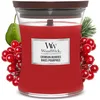 Image de WoodWick bougie parfumée moyenne avec mèche en bois crépitante | Baies Pourpres | Jusqu'à6pk0 heures de combustion