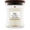 Image de Woodwick White Tea & Jasmine bougie parfumée avec mèche en bois 275 g