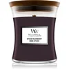 Image de Woodwick Spiced Blackberry bougie parfumée avec mèche en bois 275 g