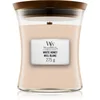 Image de Woodwick White Honey Miel Blanc bougie parfumée avec mèche en bois 275 g