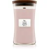 Image de Woodwick Rosewood bougie parfumée avec mèche en bois 609.5 g