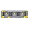 Image de YANKEE CANDLE - Coffret 3 Votives en Verre Thé Noir et Citron Bougies 1 pieces unisex