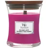 Image de WoodWick jarre parfumée moyenne avec mèche en bois crépitante | Betteraves et baies sauvages | Jusqu'à 20 heures de combustion