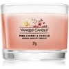 Image de Yankee Candle Pink Cherry & Vanilla bougie votive glass 37 g