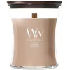 Image de WoodWick Bougie parfumée | Bougie sablier moyenne | Cachemire | Cadeaux parfaits pour femmes