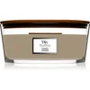 Image de Woodwick Cashmere bougie parfumée avec mèche en bois (hearthwick) 453.6 g