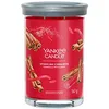 Image de Yankee Candle Signature bougie parfumée Cannelle Pétillante ; Grande bougie Tumbler longue durée ; Mélange de cires de soja