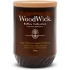 Image de WoodWick ReNew Bougie parfumée avec mèche crépitante | Bougie Gingembre et Curcuma grand format | Cire à base de soja et de noix de coco | Matériaux recyclés | Cadeaux parfaits pour femmes