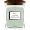 Image de Woodwick Sagewood & Seagrass bougie parfumée avec mèche en bois 275 g