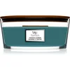 Image de Woodwick Evergreen Cashmere bougie parfumée avec mèche en bois (hearthwick) 453,6 g