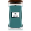 Image de Woodwick Evergreen Cashmere bougie parfumée avec mèche en bois 610 g