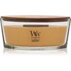 Image de Woodwick Opulent Wood Golden Bourbon bougie parfumée avec mèche en bois (hearthwick) 453.6 g