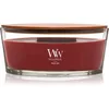 Image de Woodwick Opulent Wood Rouge Oud bougie parfumée avec mèche en bois 453.6 g