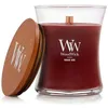 Image de WoodWick Bougie parfumée avec mèche crépitante | Bougie Sablier moyenne Rouge Oud | Bougies à combustion longue : Jusqu’à6pk0 heures | Le cadeau parfait pour les femmes