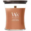 Image de WoodWick Bougie parfumée | Bougie sablier moyenne | Citrouille pralinée | Cadeaux parfaits pour femmes