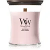 Image de Woodwick Rose Blush bougie parfumée avec mèche en bois 275 g