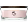 Image de Woodwick Rose Blush bougie parfumée avec mèche en bois 453.6 g