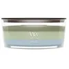 Image de WoodWick Bougie parfumée | Bougie Ellipse | Forêt verdoyante | Cadeaux parfaits pour femmes