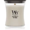 Image de Woodwick Tonka & Almond Milk bougie parfumée avec mèche en bois 275 g