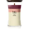 Image de Woodwick Trilogy Lush Nectar bougie parfumée avec mèche en bois 610 g