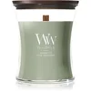Image de Woodwick Verdant Fig bougie parfumée avec mèche en bois 275 g