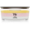 Image de Woodwick Trilogy Floral Blossoms bougie parfumée avec mèche en bois 453.6 g