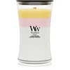 Image de Woodwick Trilogy Floral Blossoms bougie parfumée avec mèche en bois 610 g