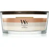Image de Woodwick Trilogy Café Macchiato bougie parfumée avec mèche en bois 453.6 g
