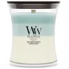 Image de WoodWick Bougie parfumée | Bougie sablier moyenne | Rivage boisé | Cadeaux parfaits pour femmes