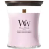 Image de WoodWick Bougie parfumée | Bougie sablier moyenne | Cerise rose et vanille | Cadeaux parfaits pour femmes
