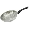 Image de Fackelmann 681852 Poêle 24 cm en inox, Poêle tous feux, induction,sans PFAS, Acier inoxydable 18-8, Gris, 24 x 5,5 cm