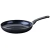 Image de Fackelmann 688131 Poêle tous feux 28 cm sans PFAS, ustensile de cuisson, sans PFAS, antiadhésive, poêle tous feux, compatible induction, Aluminium, Noir, Vert, 28 cm