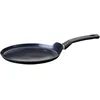 Image de Fackelmann 688133 crêpière tous feux 26 cm sans PFAS, poêle à crêpes sans PFAS, crêpière tous feux, induction, pour crêpes party, Aluminium, Noir, Vert, 26 cm